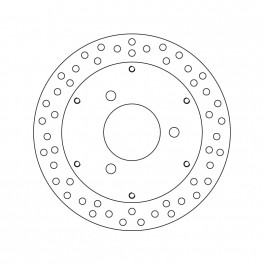Disco freno Posteriore Brembo serie oro cod. 68B407A2