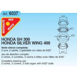 Serie cuscinetti sterzo Buzzetti cod. 6037