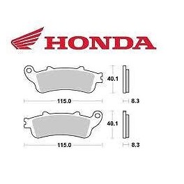 Pasticche freno anteriore Honda cod. 06455-KFG-642