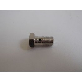 Bullone Forato in acciaio M10x1,25 Per Tubi in Treccia, Singolo 06222848
