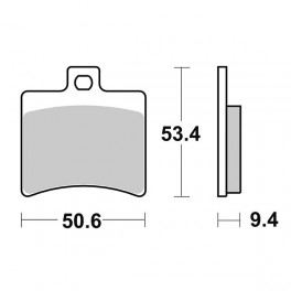Pasticche freno posteriori SBS 656152HM