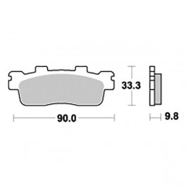 Pasticche freno SBS 656204HM